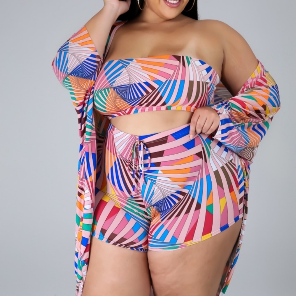 COPY - Plus size 3pc swimsuit